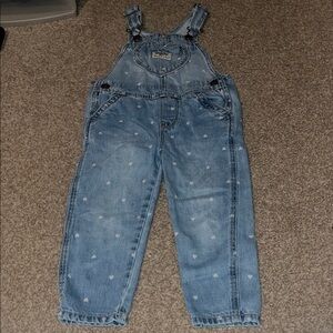 OshKosh B'gosh Light Blue Heart Overalls